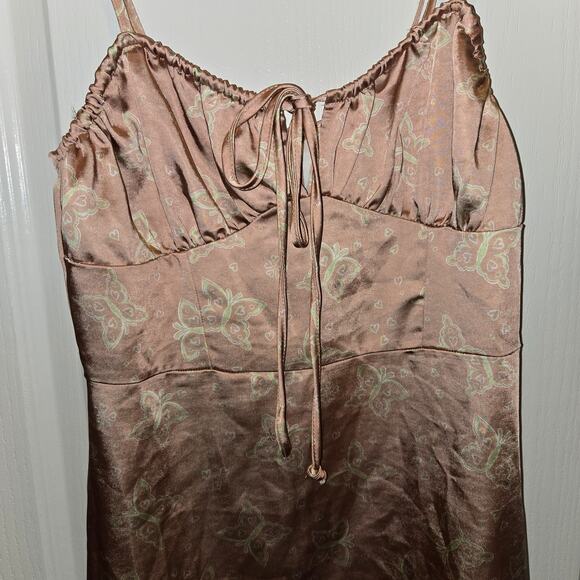 NWT LA Hearts Pacsun  XS butterfly 90s Y2K mini slip dress - Picture 3 of 6